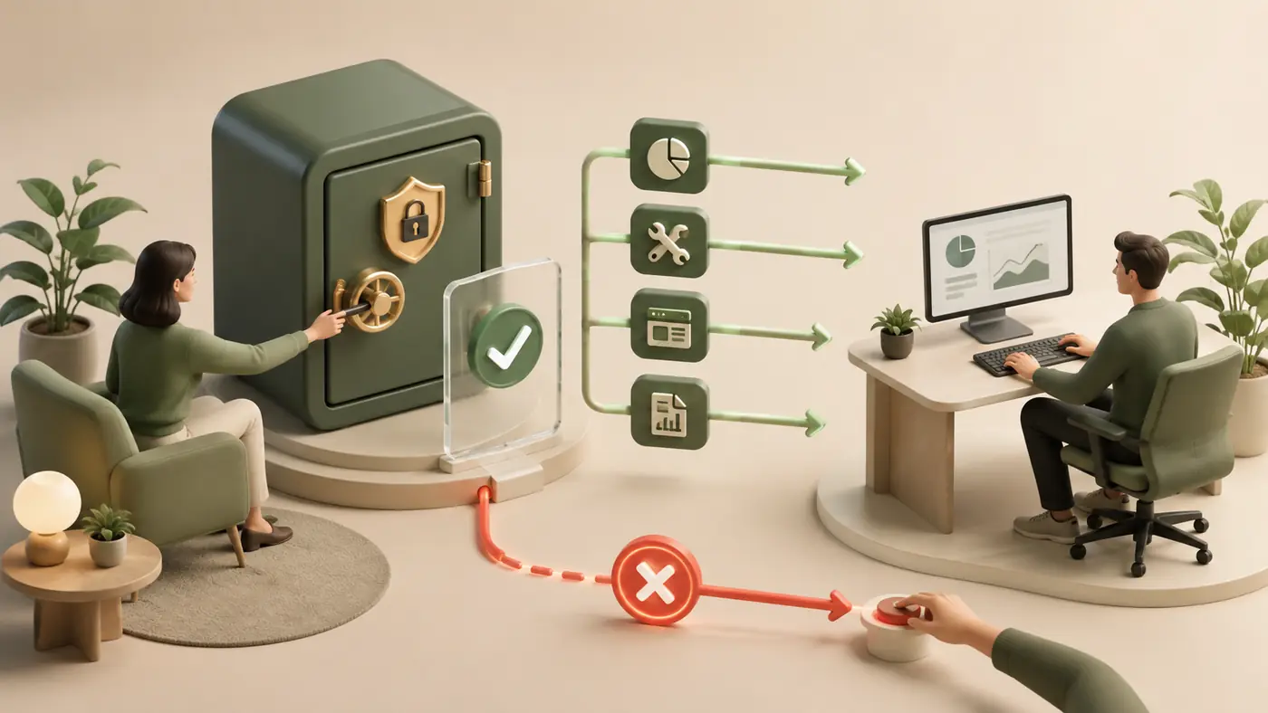 Безопасная передача доступов SEO-подрядчику при сохранении контроля у бизнеса